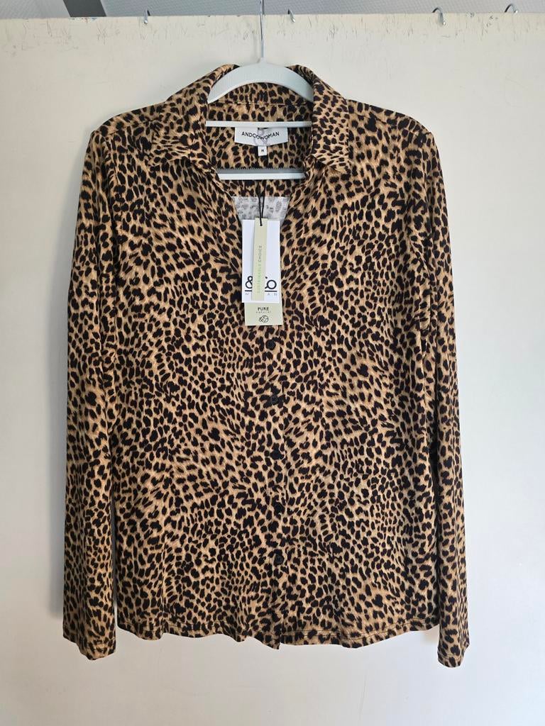 Nieuwe blouse &co woman M panter, Ophalen of Verzenden, Nieuw, Bruin