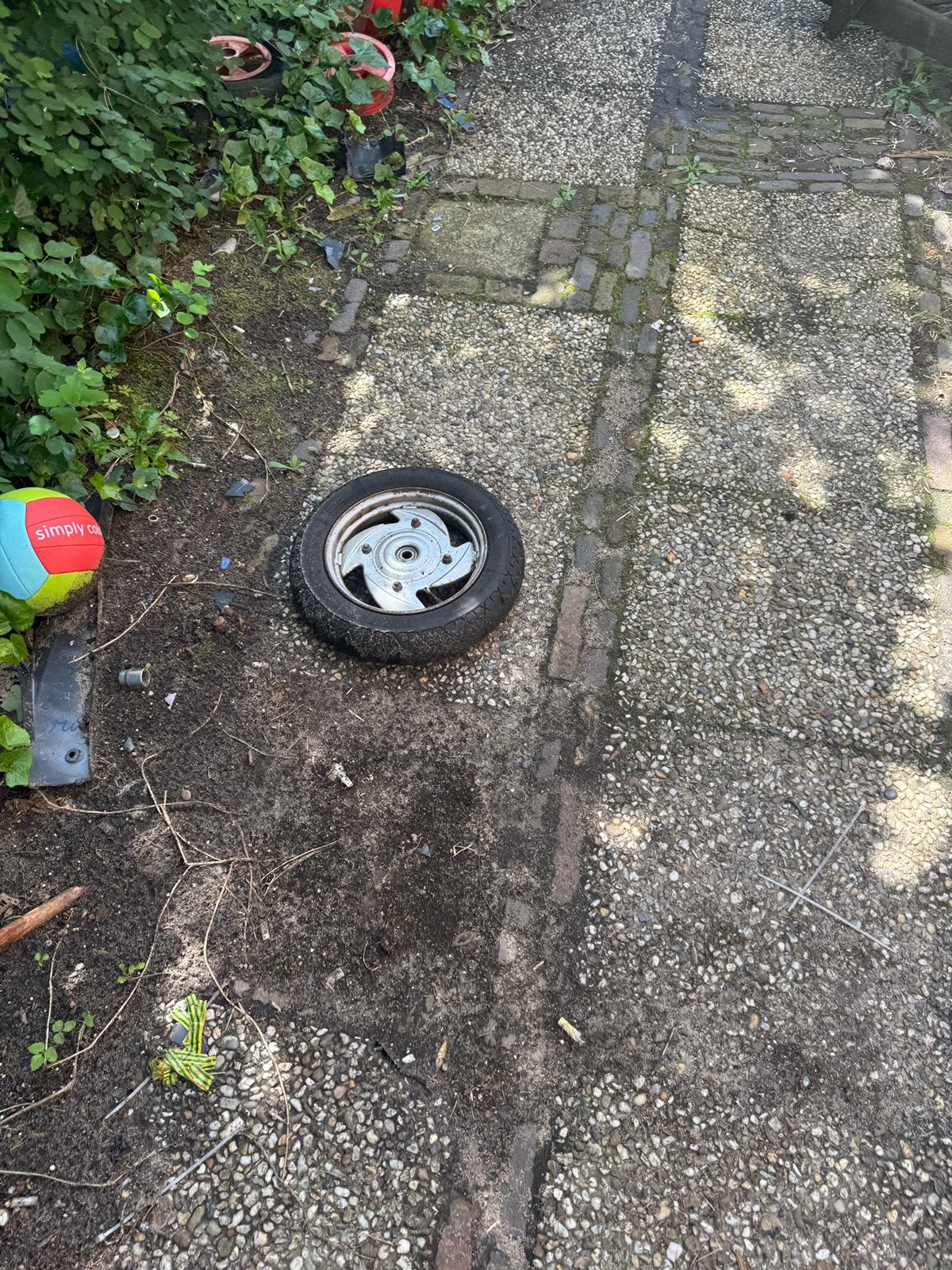 Sym mio onderdelen, Ophalen, Gebruikt