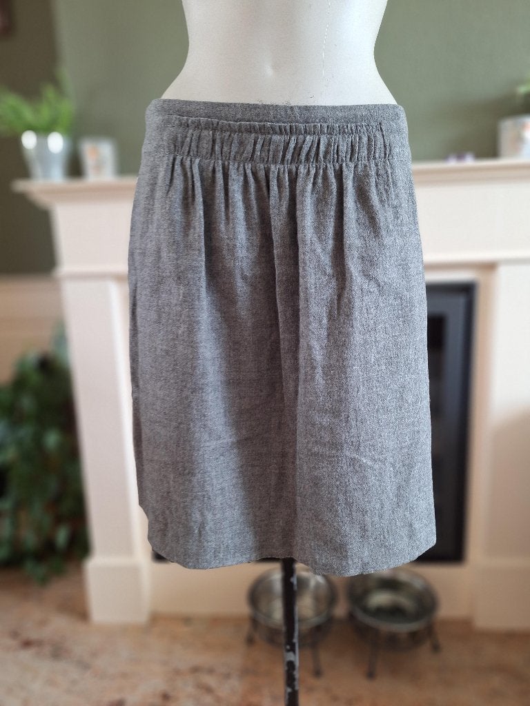 Bogner grijze wollen gevoerde rok M 38, Maat 38/40 (M), Verzenden, Bogner, Zo goed als nieuw