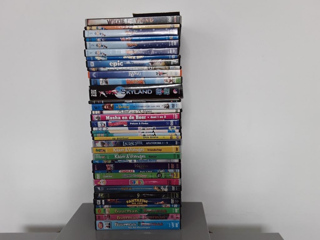41 kinderfilms en series op DVD , veel animatie, Cd's en Dvd's, Avontuur, Gebruikt, Alle leeftijden, Boxset