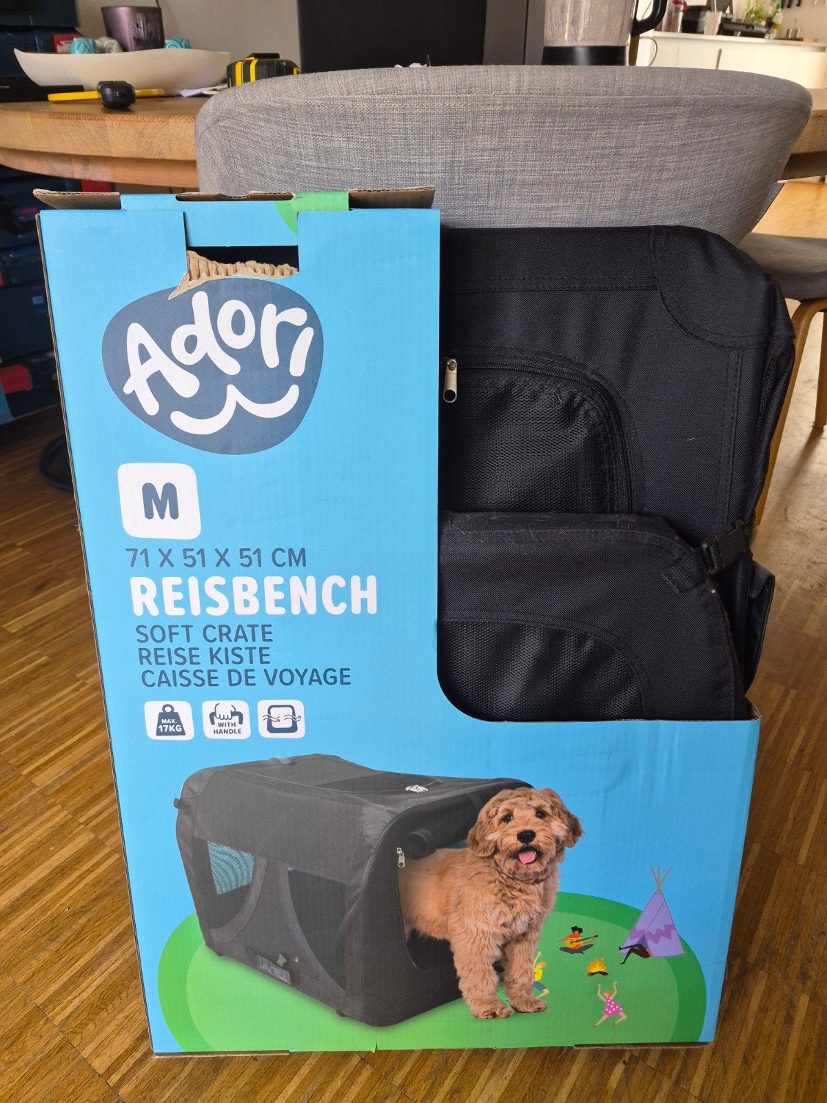 Adori Reisbench 715151cm, Dieren en Toebehoren, Ophalen of Verzenden, Nieuw