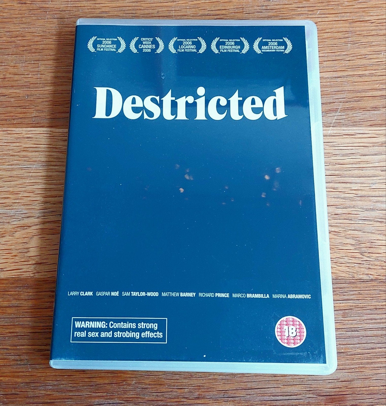 Destricted DVD - Kunst en Seksualiteit, Vanaf 18 jaar, Engels, Overige gebieden, Verzenden