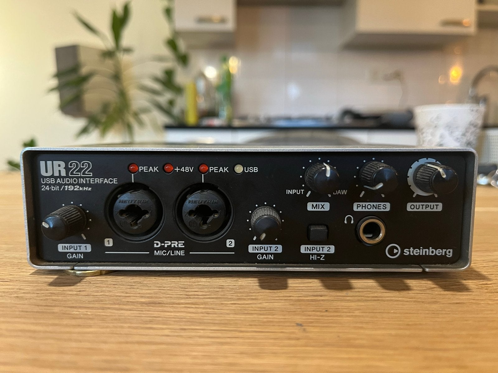 Steinberg UR22 USB Audio Interface, Ophalen of Verzenden, Gebruikt