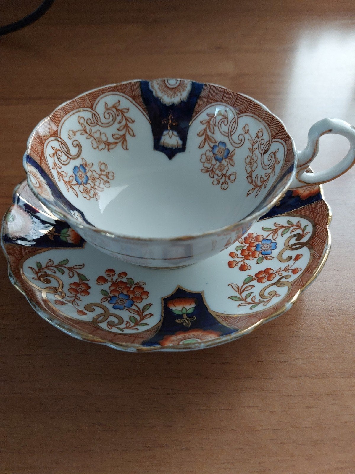 Antiek Copeland Spode Imari Theekop en Schotel, Antiek en Kunst, Ophalen
