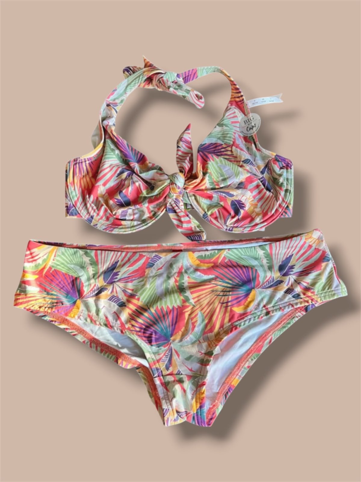 Bikini Esprit maat 70F / 42 (hoog broekje), Verzenden, Nieuw, Meerkleurig, Bikini