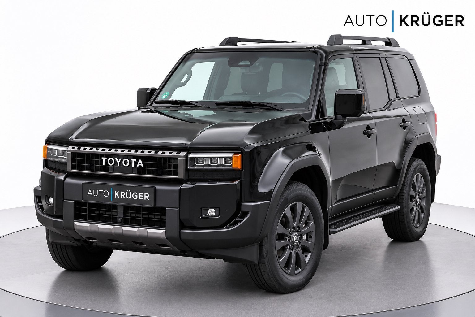 Toyota Land Cruiser 2.8 D-4D Executive GRIJS/BTW/TREKHAAK, Automaat, Dealer onderhouden, 4 cilinders, Zwart
