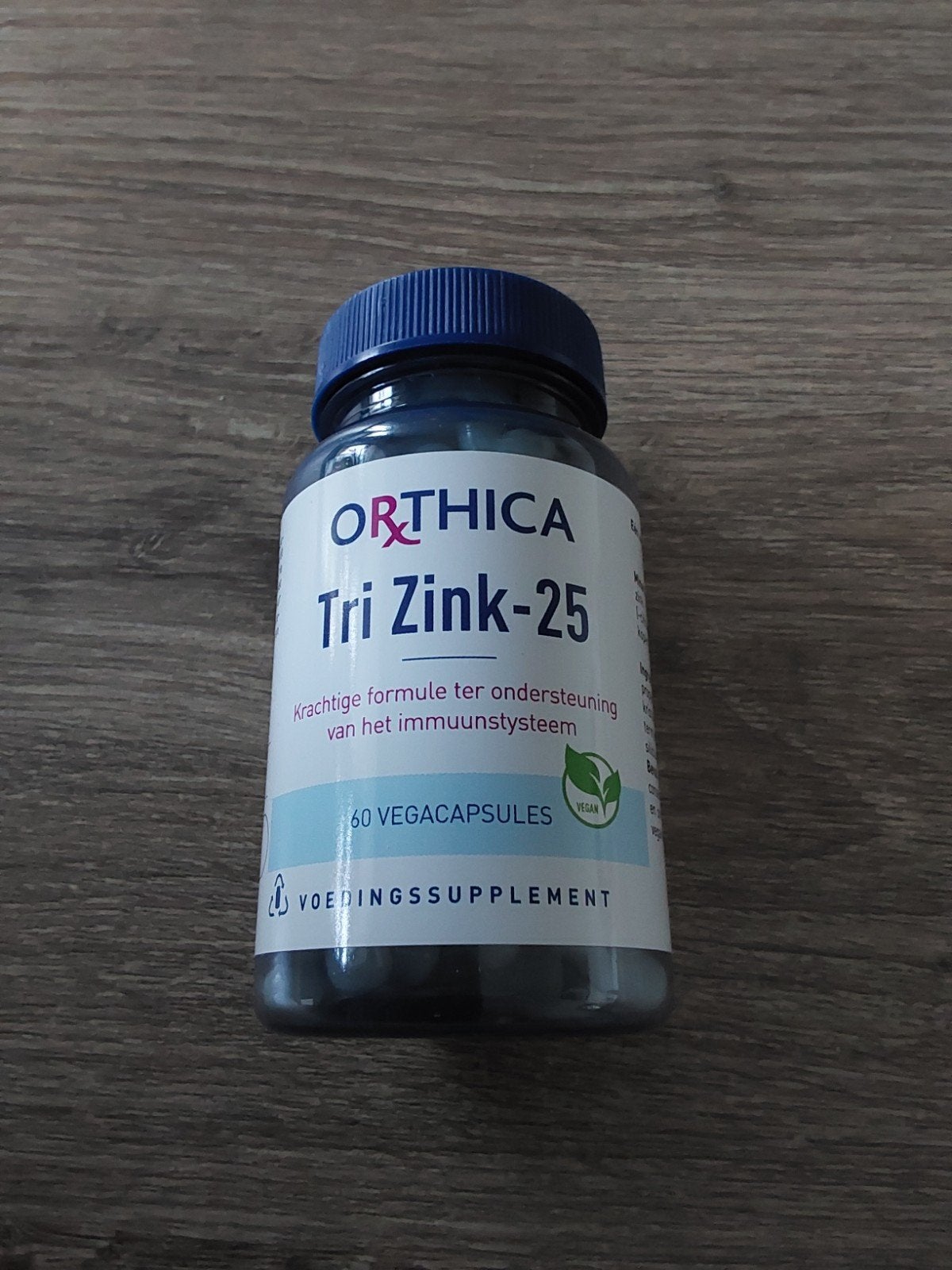 Orthica Tri Zink-25 - 60 Vegacapsules, Ophalen