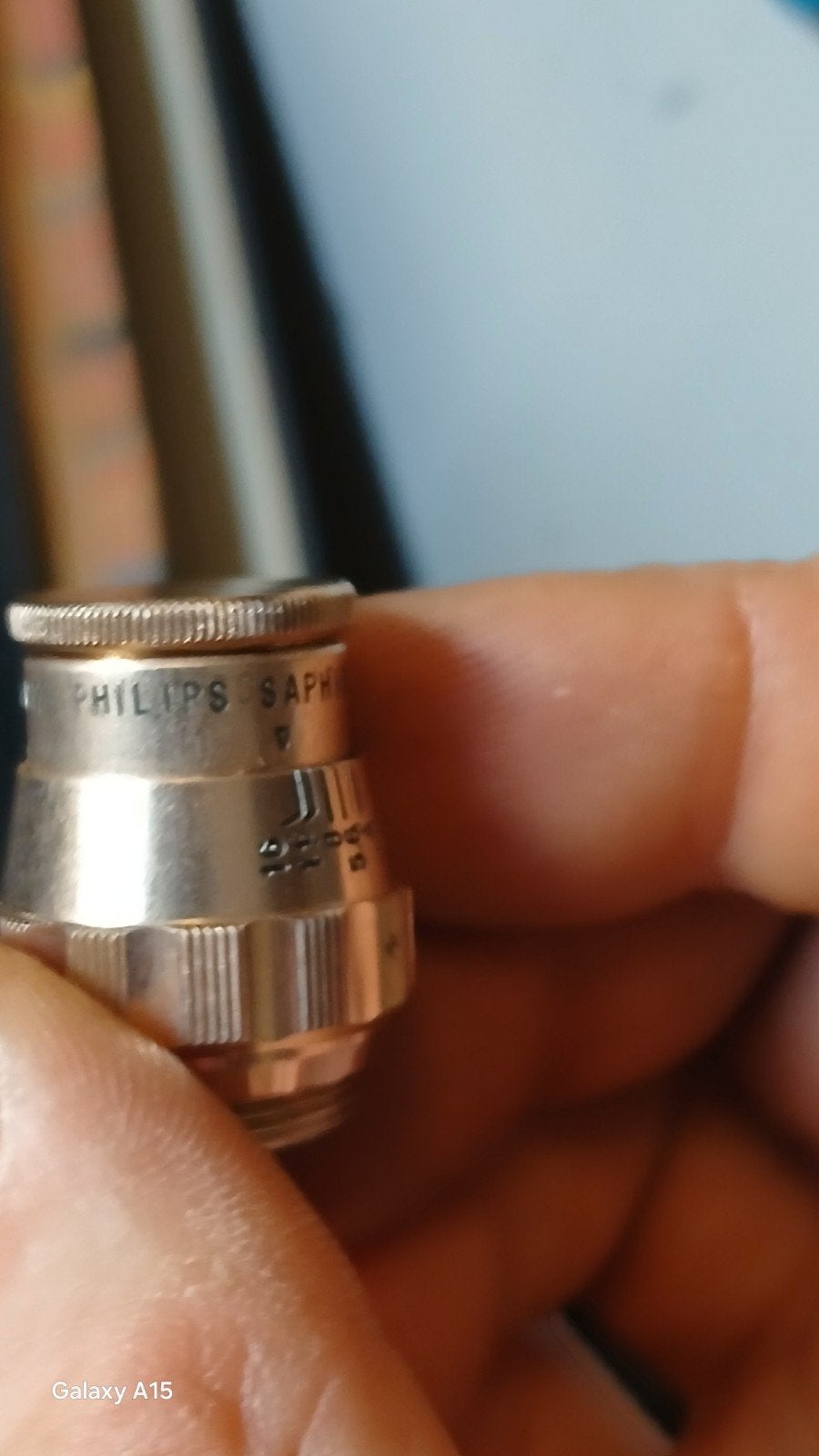 Philips Saphir Boyer 1:2.5 F=12.5 Microscoop Oculair, Ophalen of Verzenden, Gebruikt, Minder dan 400x, Onderdelen of Toebehoren