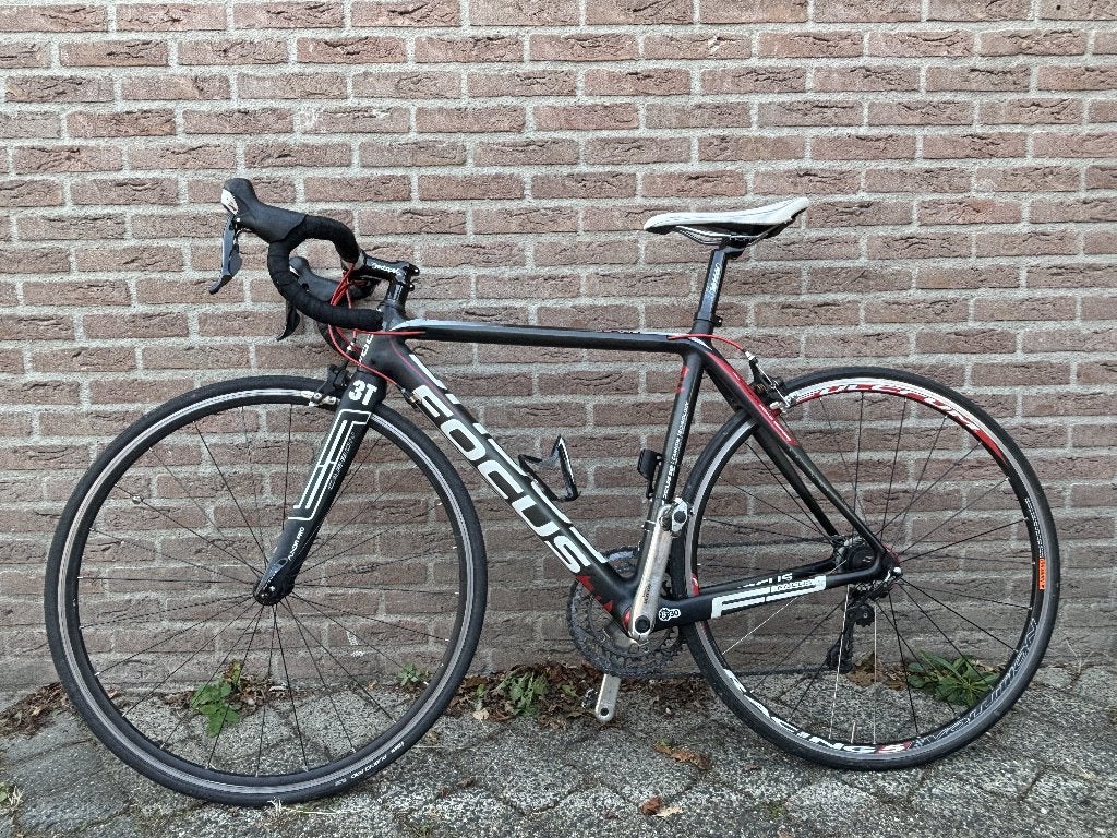 Racefiets Focus Cayo framemaat 52 cm, Fietsen en Brommers, Fietsen | Racefietsen, Gebruikt, Carbon, Velgrem, 49 tot 53 cm