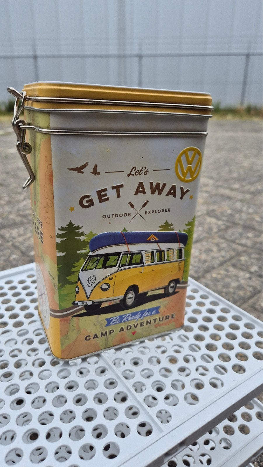 Volkswagen VW Bus T1 Blikken Trommel - Let's Get Away, Ophalen of Verzenden, Nieuw, Verpakking