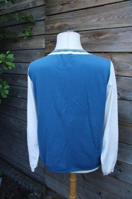Vest dun Kaki/ blauw/ creme Maliparmi mt Xl Vaste prijs, Kleding | Dames, Ophalen of Verzenden, Zo goed als nieuw, Groen, Maat 46/48 (XL) of groter