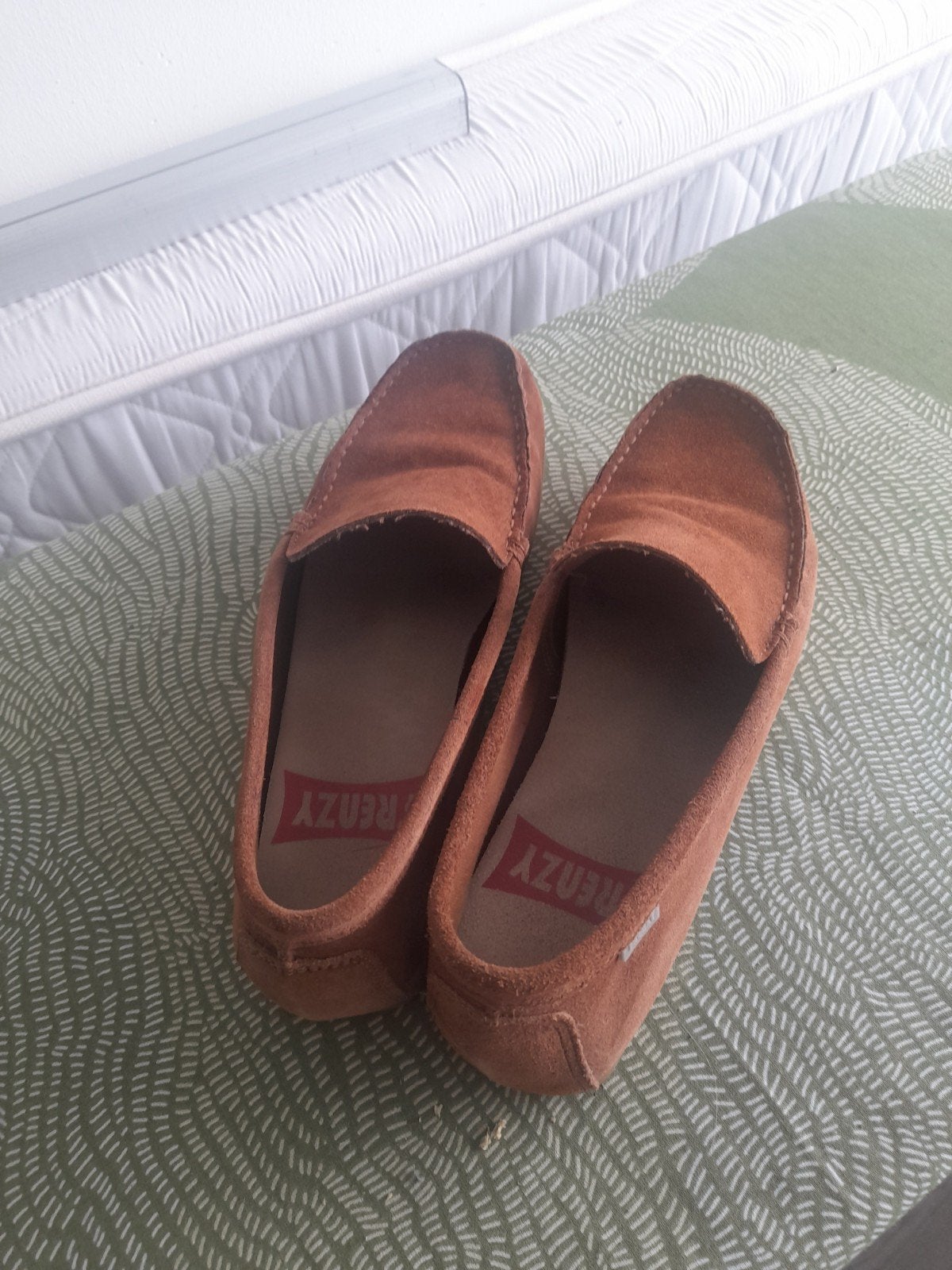 Bruine schoenen, maat 41, Kleding | Dames, Bruin, Instappers, Frenzy, Ophalen of Verzenden