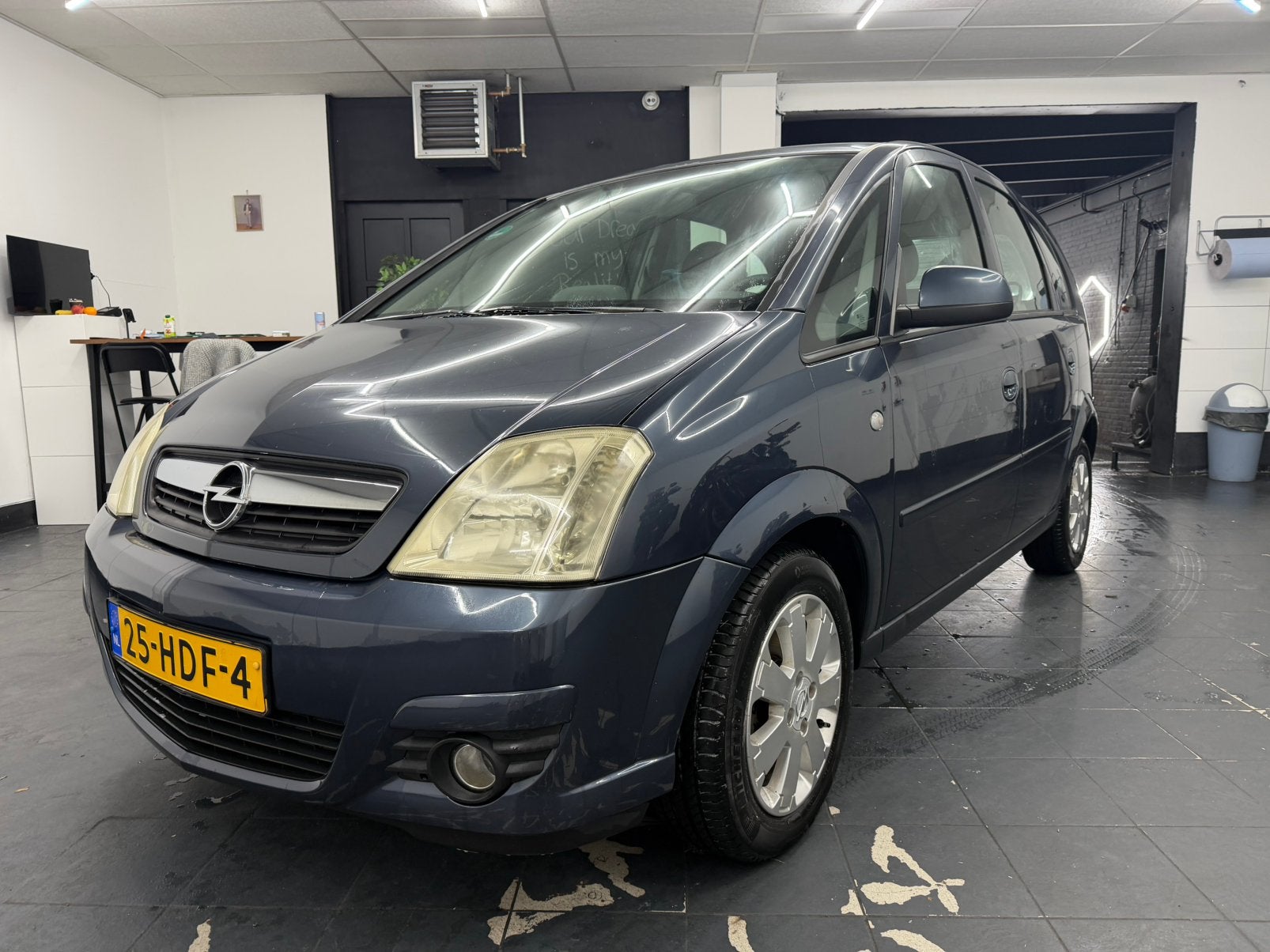 Opel Meriva 1.6 16V 77KW 2008 Grijs Bezorgen Mogelijk!!, Auto's, Voorwielaandrijving, 15 km/l, 4 cilinders, Origineel Nederlands