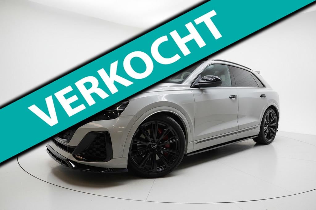 Audi Q8 60 TFSI e quattro 3x S LINE PANO RS STOEL 360 HUD B&, Automaat, Gebruikt, 2995 cc, 462 pk