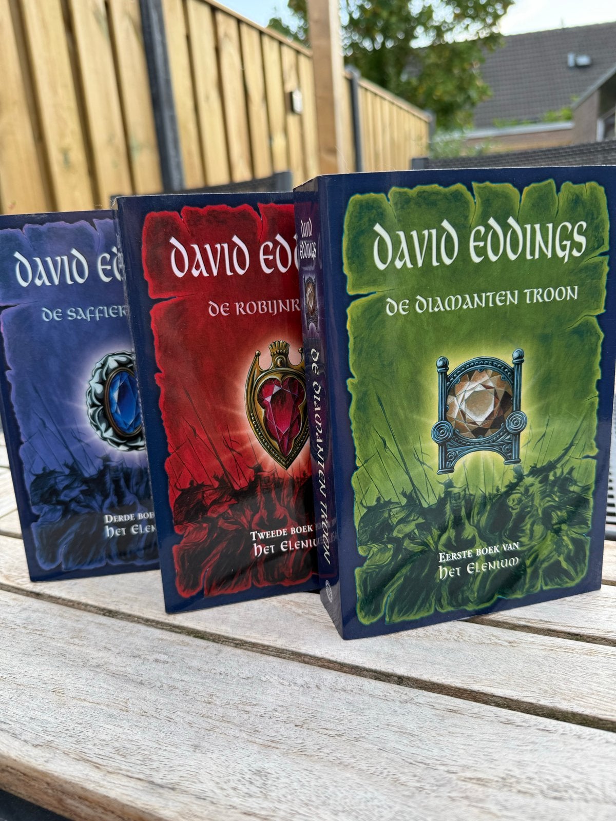 David Eddings - De Elenium Trilogie (3 boeken), Boeken, Verzenden, Gelezen