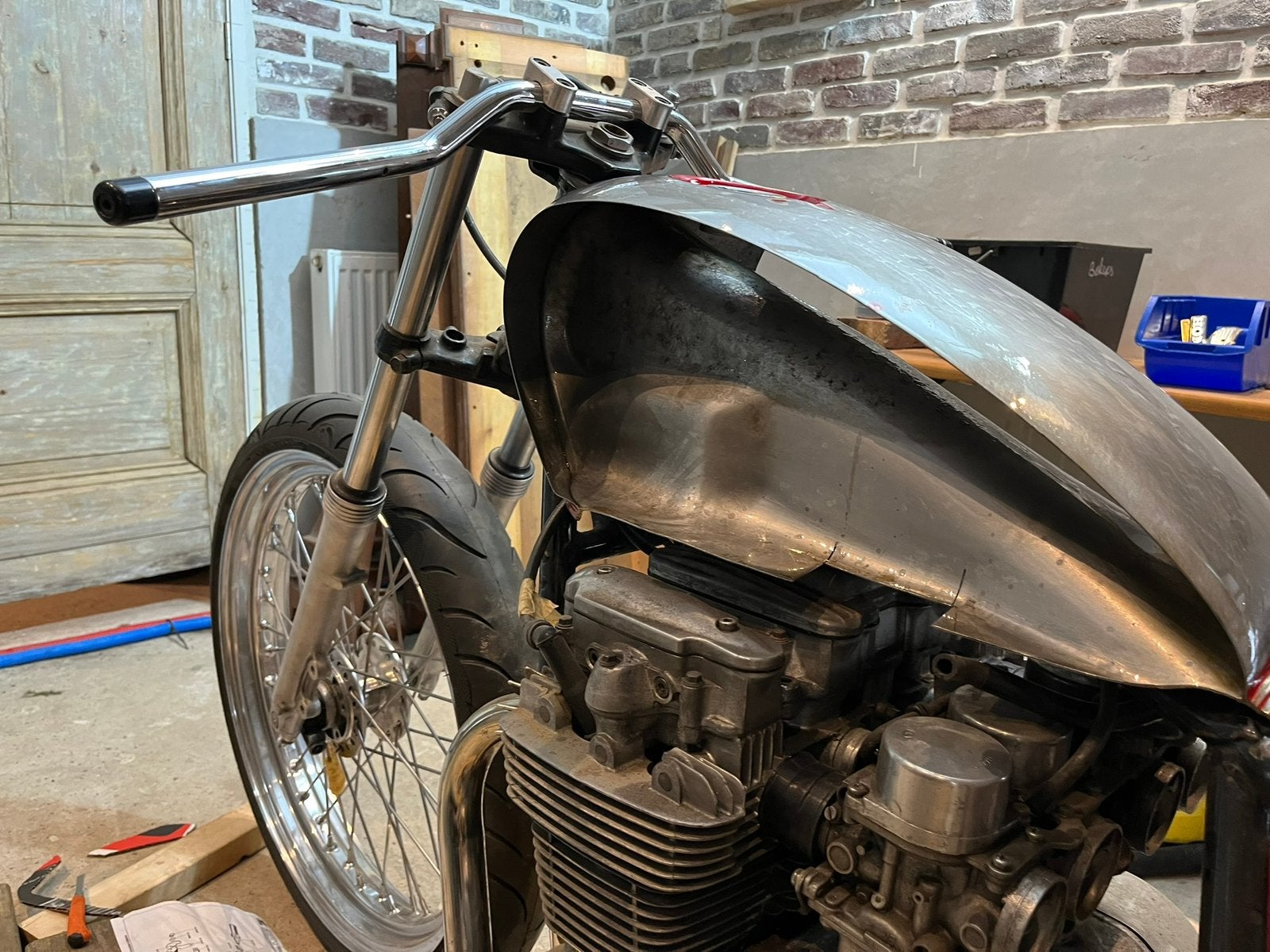 Honda cb 650 caféracer bobber, Motoren, 4 cilinders, Motorrijbewijs A, Gebruikt, Particulier