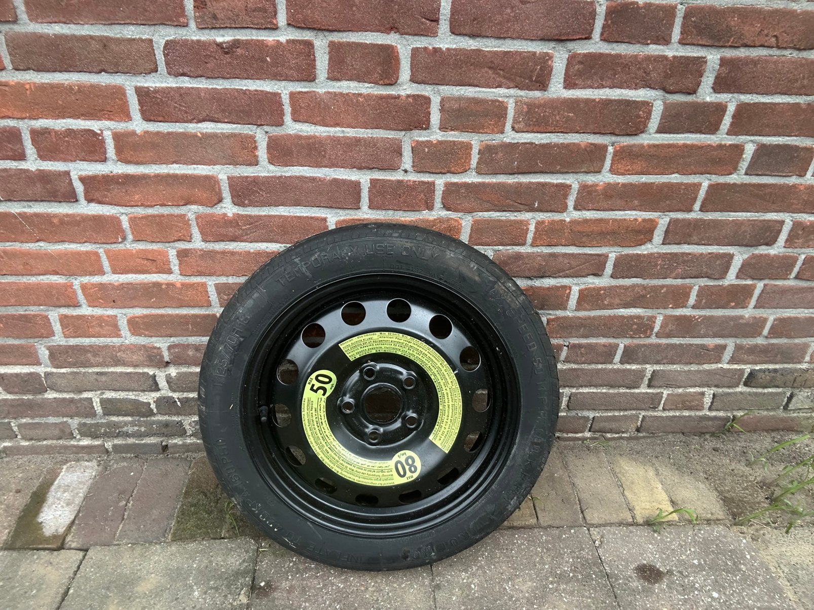 Volkswagen golf 6 reserve wiel, Auto-onderdelen, Ophalen of Verzenden, Volkswagen