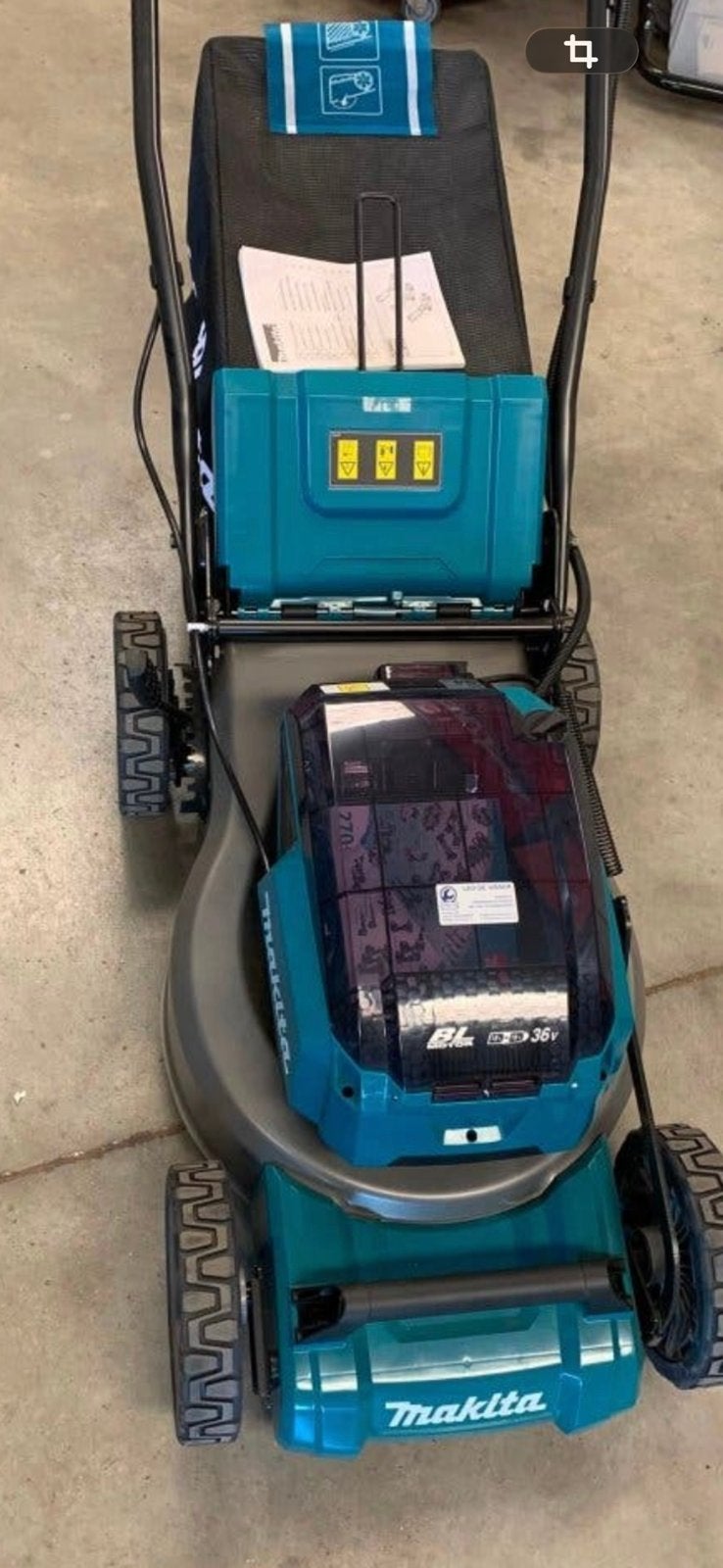Makita dlm462z gebruikt accu grasmaaier, Tuin en Terras, Ophalen, Zo goed als nieuw