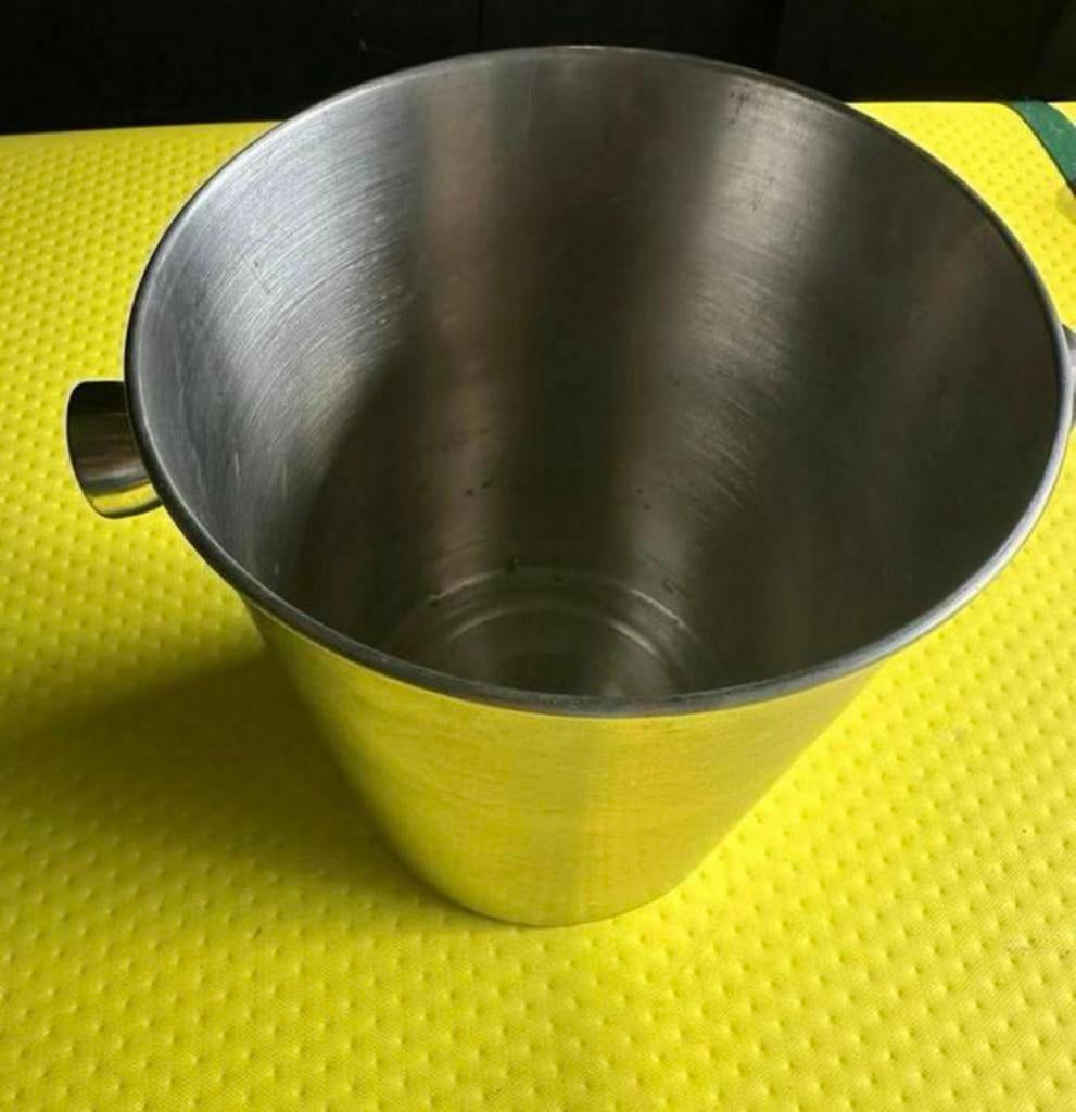 RVS wijn koelen ijs emmer champagne koeler, Ophalen of Verzenden, Gebruikt, Overige typen