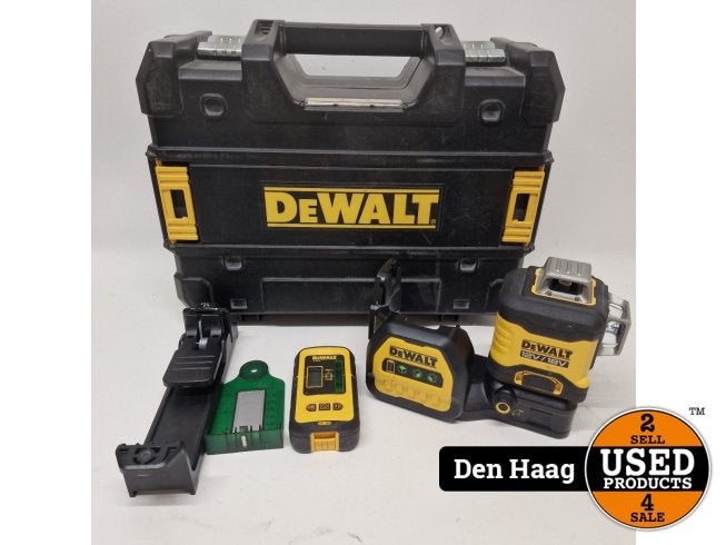 DeWalt DCE089NG18 Kruislijnlaser 12/18V 3x360° | Nieuwstaat, Dewalt, Zo goed als nieuw, Support@dewalt.com, 701 E. Joppa Road
Towson, MD 21286
USA