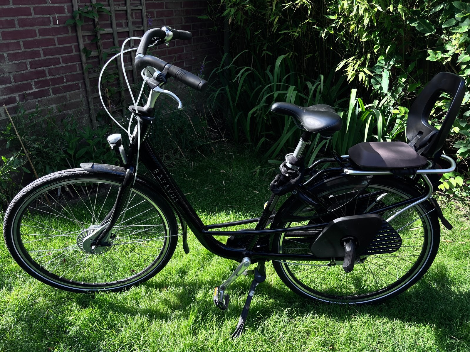 Batavus mambo moederfiets met Kinderzitje, framemaat 48, Ophalen, Velgrem, 47 tot 50 cm, Versnellingen