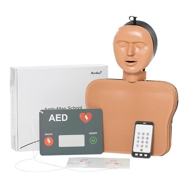 Ambuman school reanimatiepop set compact reanimatie ehbo bhv, Ophalen of Verzenden, Nieuw, Meerdere media, Welzijn en Spiritualiteit
