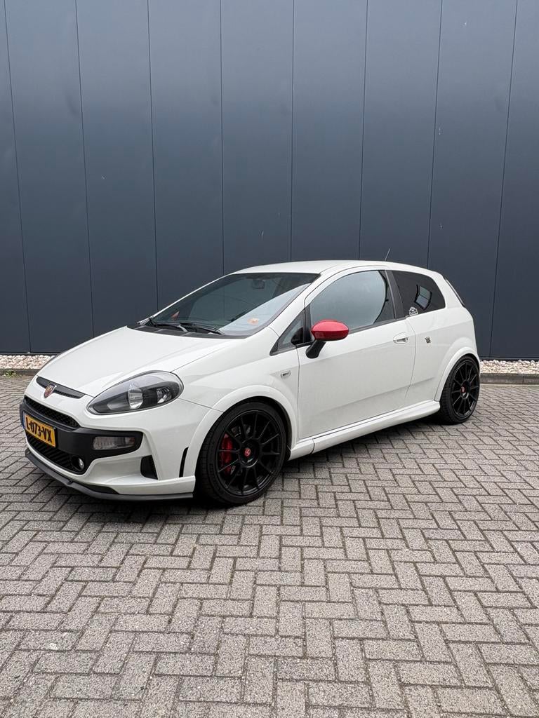 Fiat Punto 1.4 Multi-air Abarth 3DR 2012 Wit, Auto's, Fiat, Voorwielaandrijving, 1160 kg, 4 cilinders, 4 stoelen