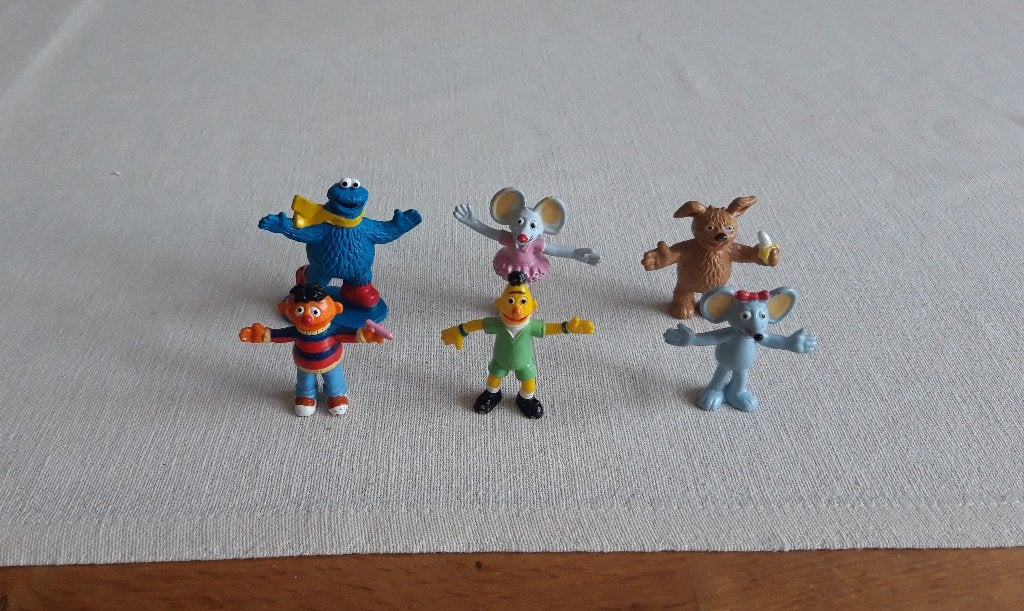 Sesamstraat poppetjes Albert Heijn, Verzamelen, Poppetjes en Figuurtjes, Ophalen of Verzenden, Gebruikt
