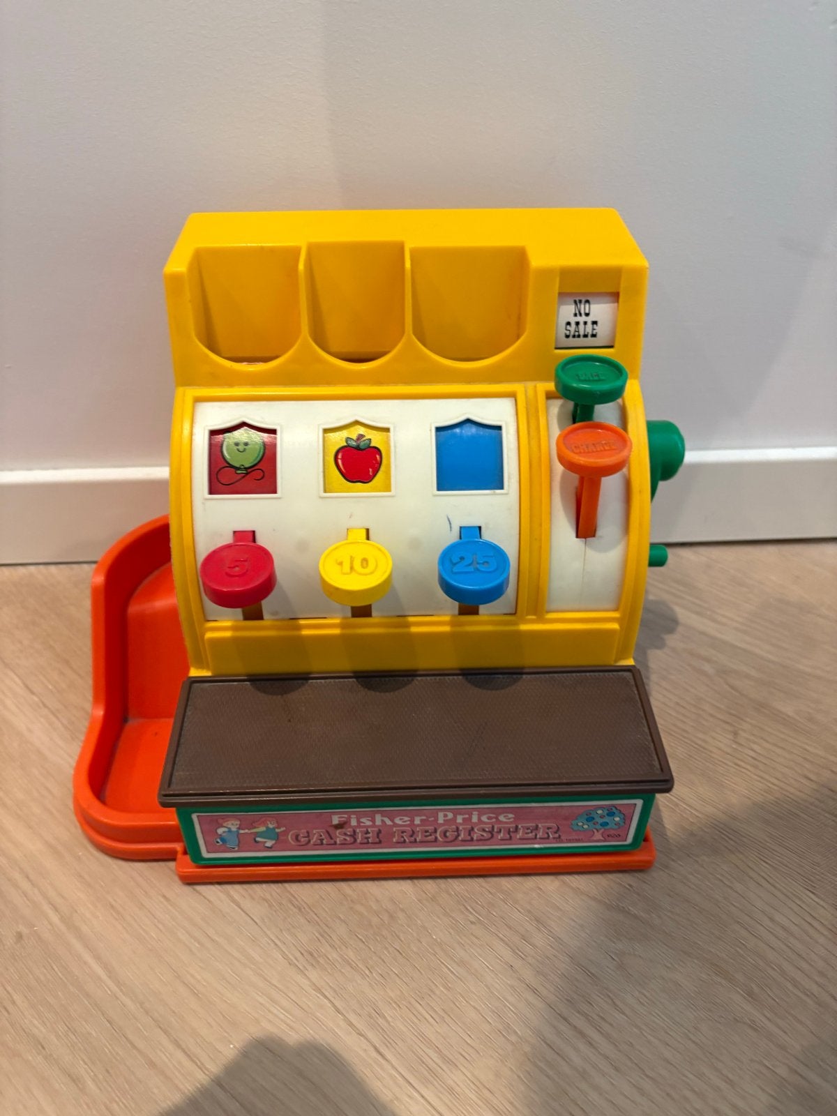 Fisher-Price Speelgoed Kassa met Munten - Vintage Speelplezi, Ophalen of Verzenden, Gebruikt, Speelset, Met geluid