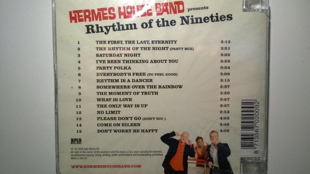 Hermes House Band - Rhythm Of The Nineties, Ophalen of Verzenden, Zo goed als nieuw, Pop, Album