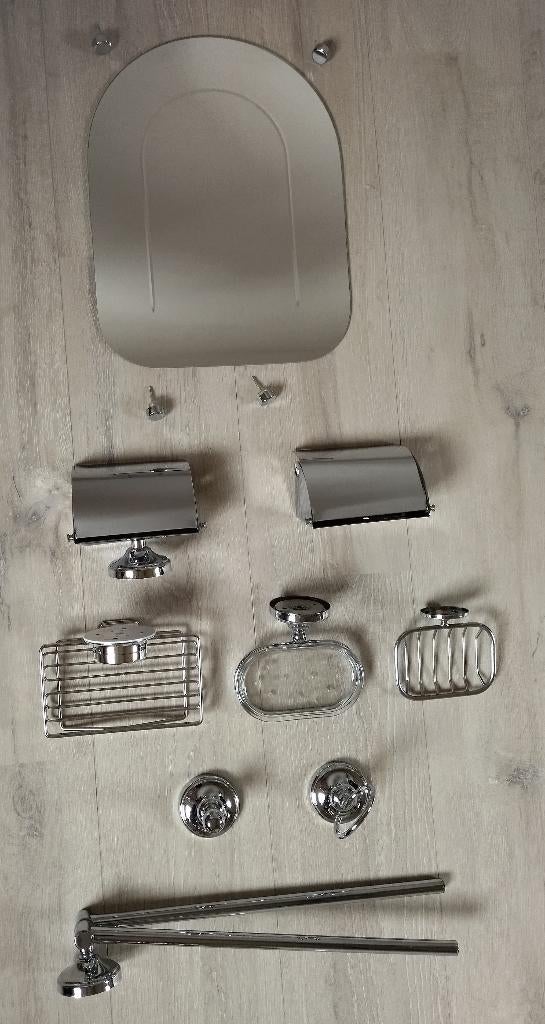 Badkamer accessoires chroom, Ophalen of Verzenden, Gebruikt, Overige kleuren, Overige typen