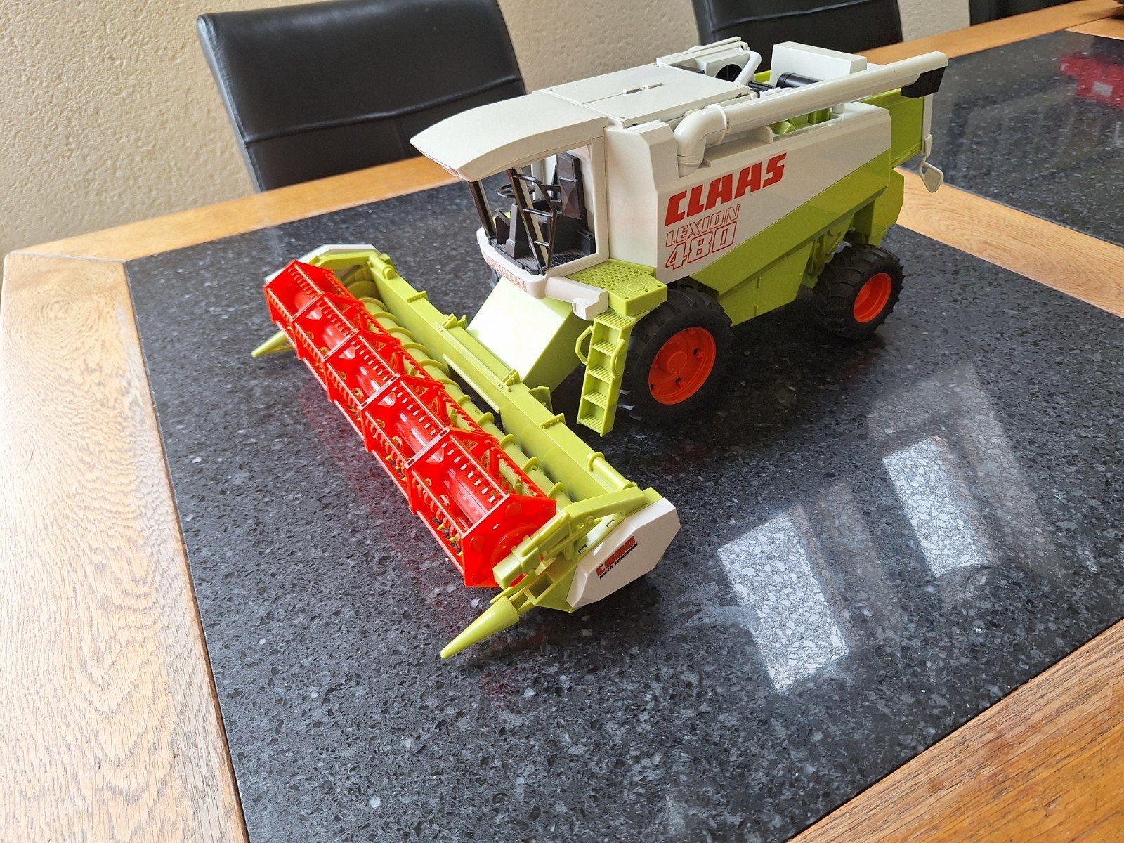 Claas combine, Ophalen, Gebruikt