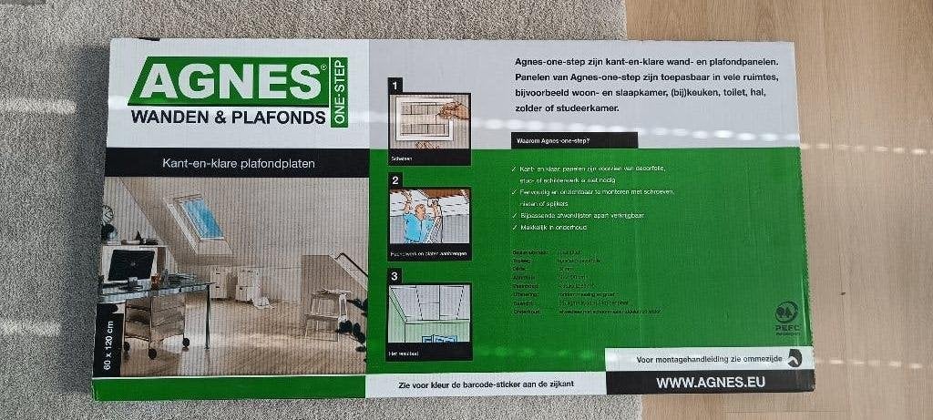 twee agnes plafondplaten, Ophalen, Nieuw