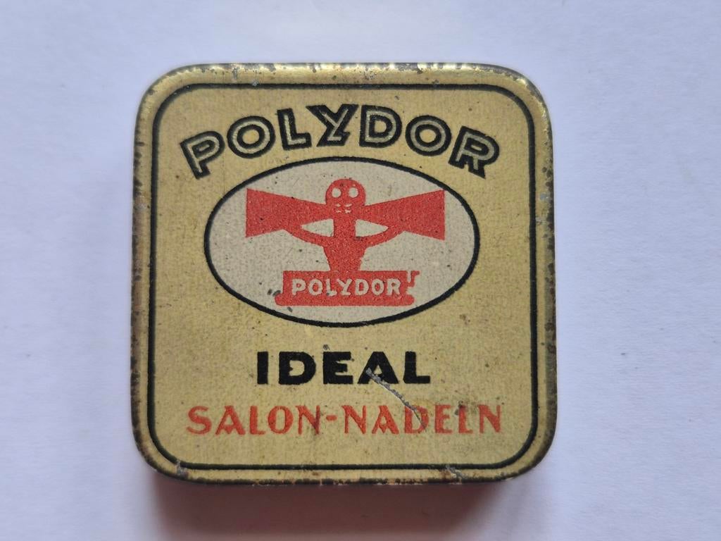 Grammofoon naalden blikje Polydor Ideal Salon Needles, Verzamelen, Blikken, Ophalen of Verzenden, Gebruikt, Overige