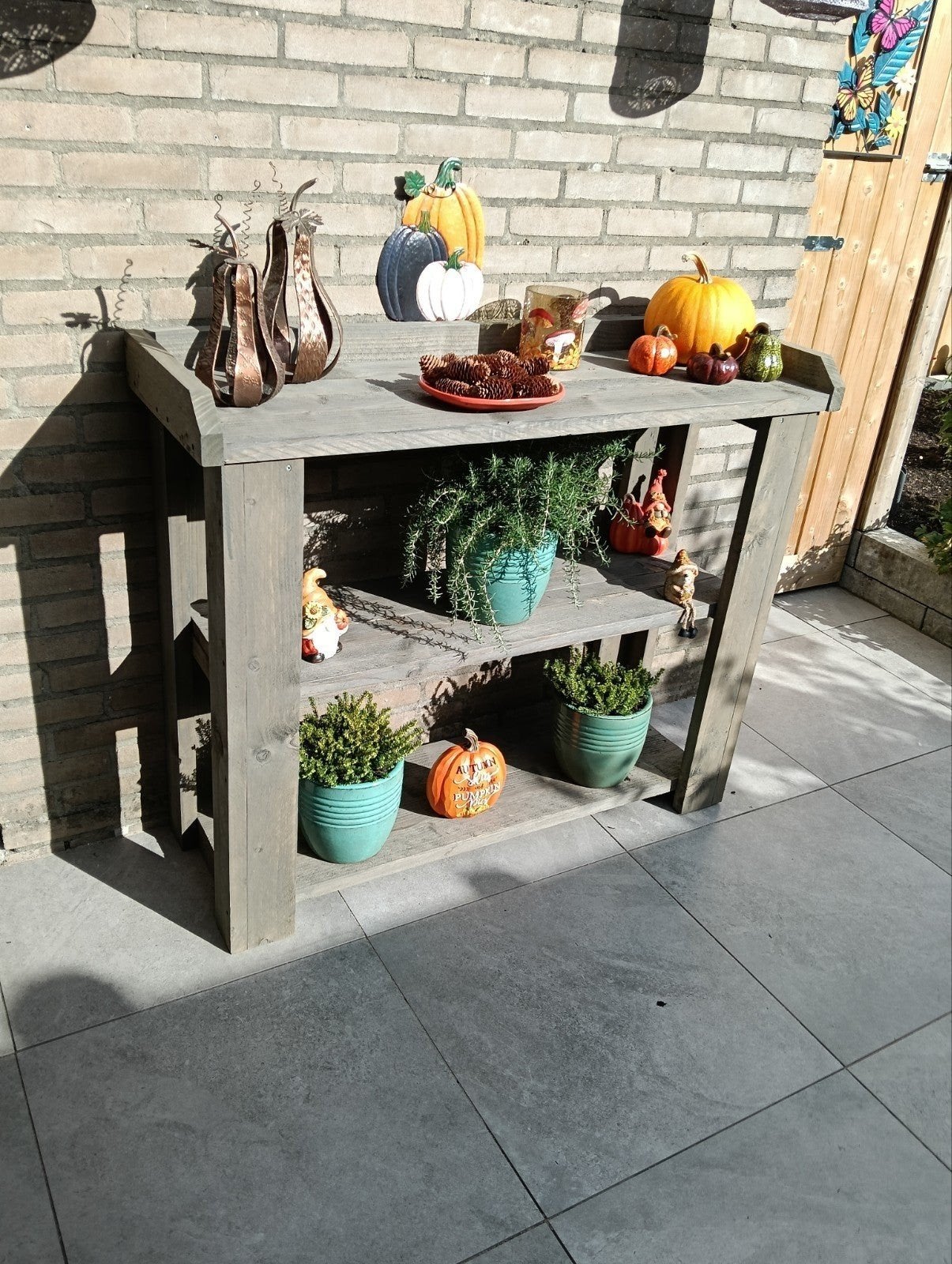 oppottafels en sidetables van steigerhout ACTIE week 7 sept., Ophalen of Verzenden, Nieuw