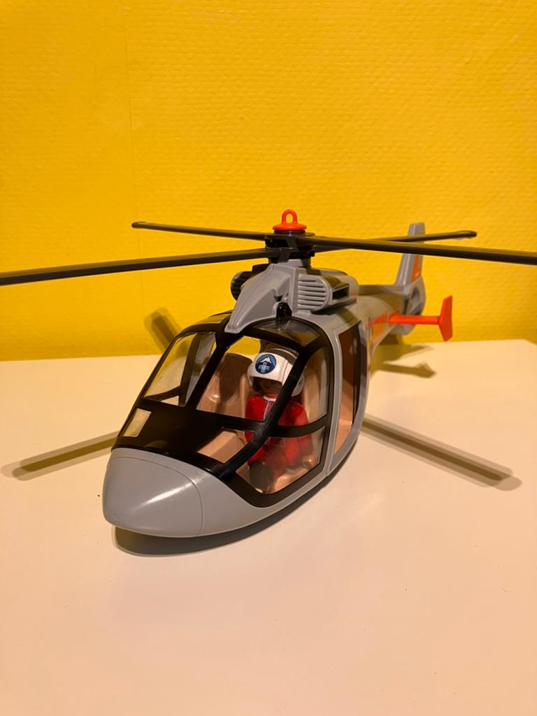 Playmobil Berg ambulance helikopter, Ophalen of Verzenden, Gebruikt, Los playmobil