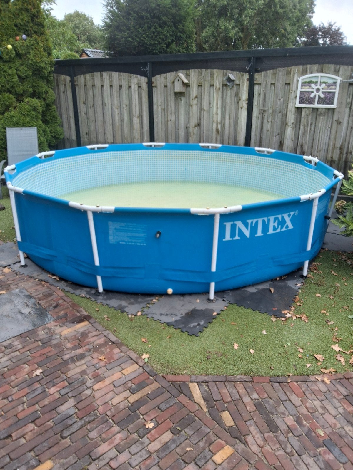 intex zwembad, Gebruikt, Minder dan 80 cm, Rond, 300 cm of meer