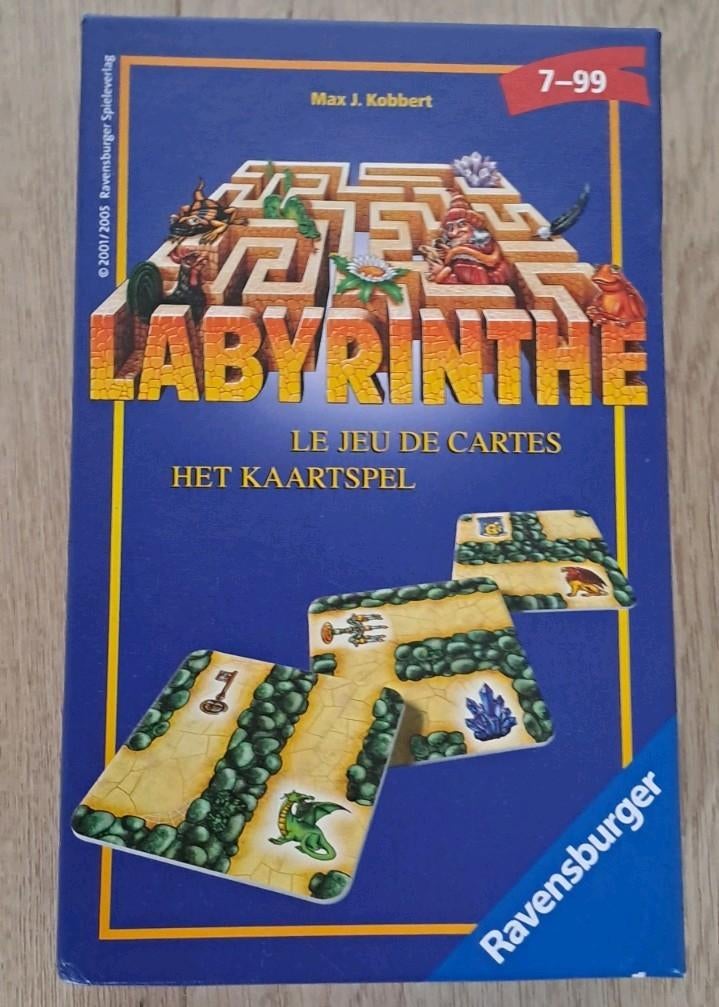Ravensburger Labyrinth Het Kaartspel, Vijf spelers of meer, Ophalen of Verzenden, Zo goed als nieuw, Ravensburger