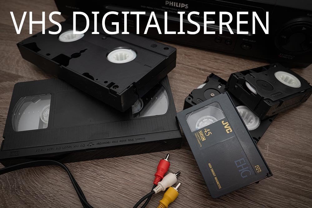 VHS Digitaliseren (7,50 per band), Ophalen, Zo goed als nieuw, Videoband