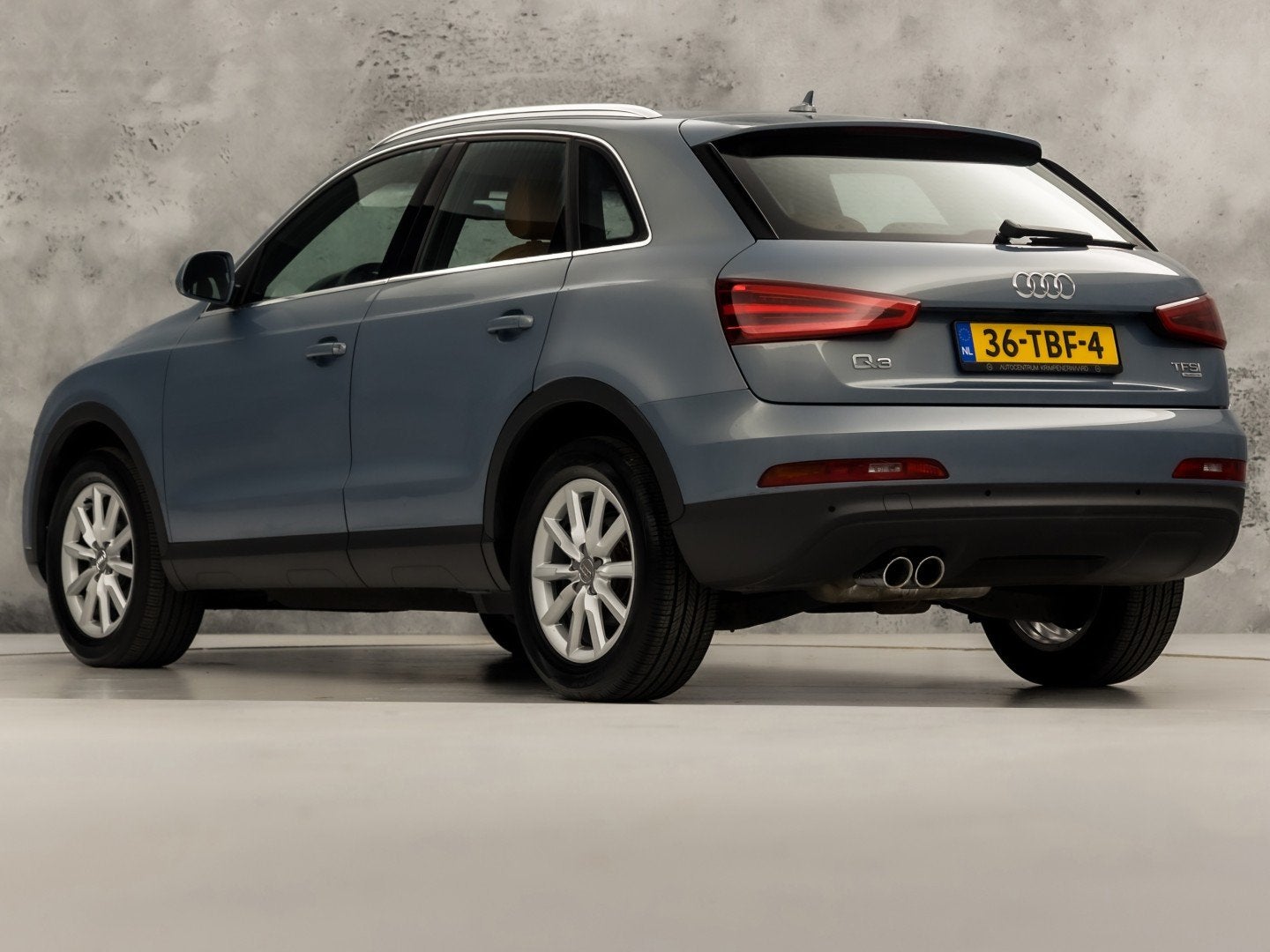 Audi Q3 2.0 TFSI quattro Sport 211Pk Automaat (NAVIGATIE, CL, Gebruikt, 4 cilinders, Blauw, Vierwielaandrijving