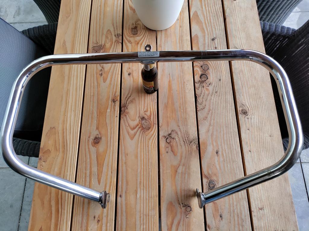 Valbeugel Harley touring modellen, Ophalen