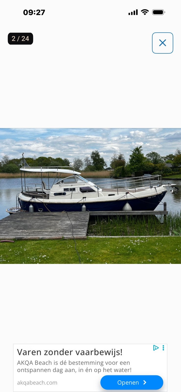 Ligplaats gezocht ? Omgeving friesland / Groningen, Ophalen, Gebruikt