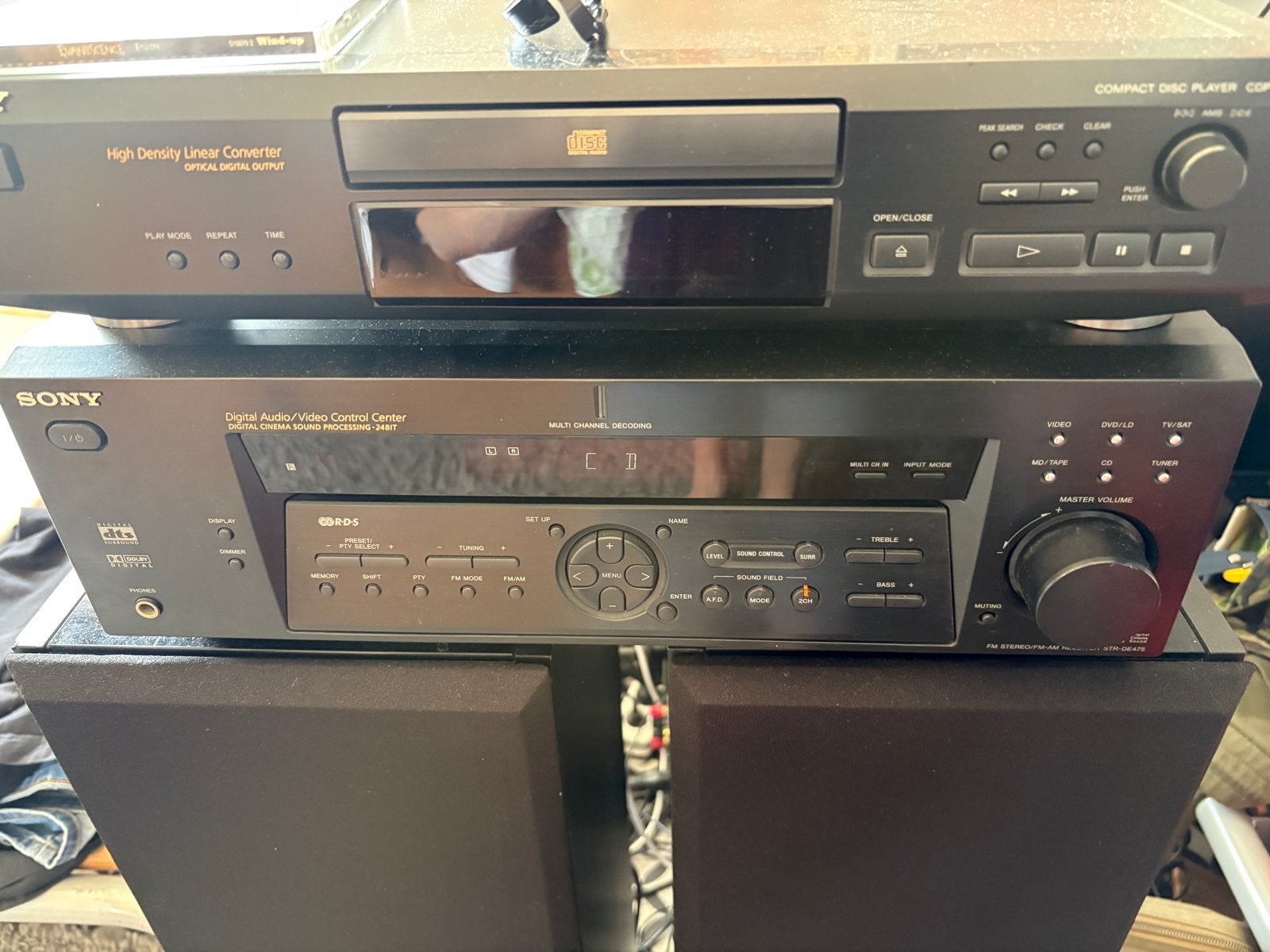 Sony STR-DE475 AV Receiver, Audio, Tv en Foto, Versterkers en Receivers, Ophalen, Gebruikt, 60 tot 120 watt, Sony