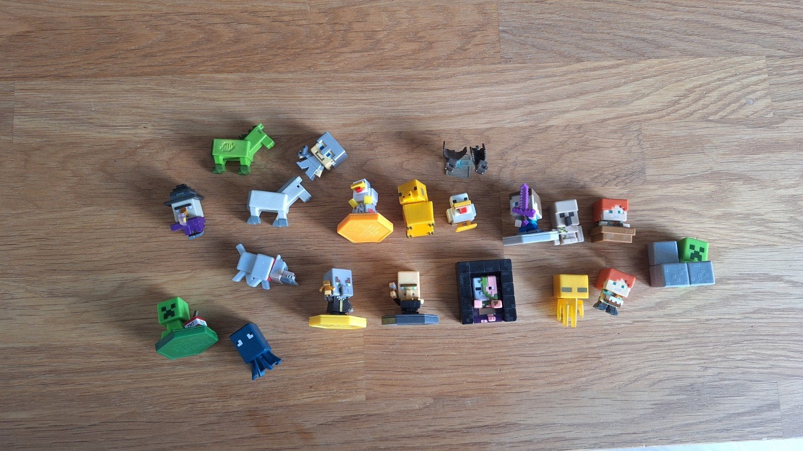 Minecraft figuren set - Diverse karakters, Kinderen en Baby's, Gebruikt, Ophalen of Verzenden, Nvt, Nvt
