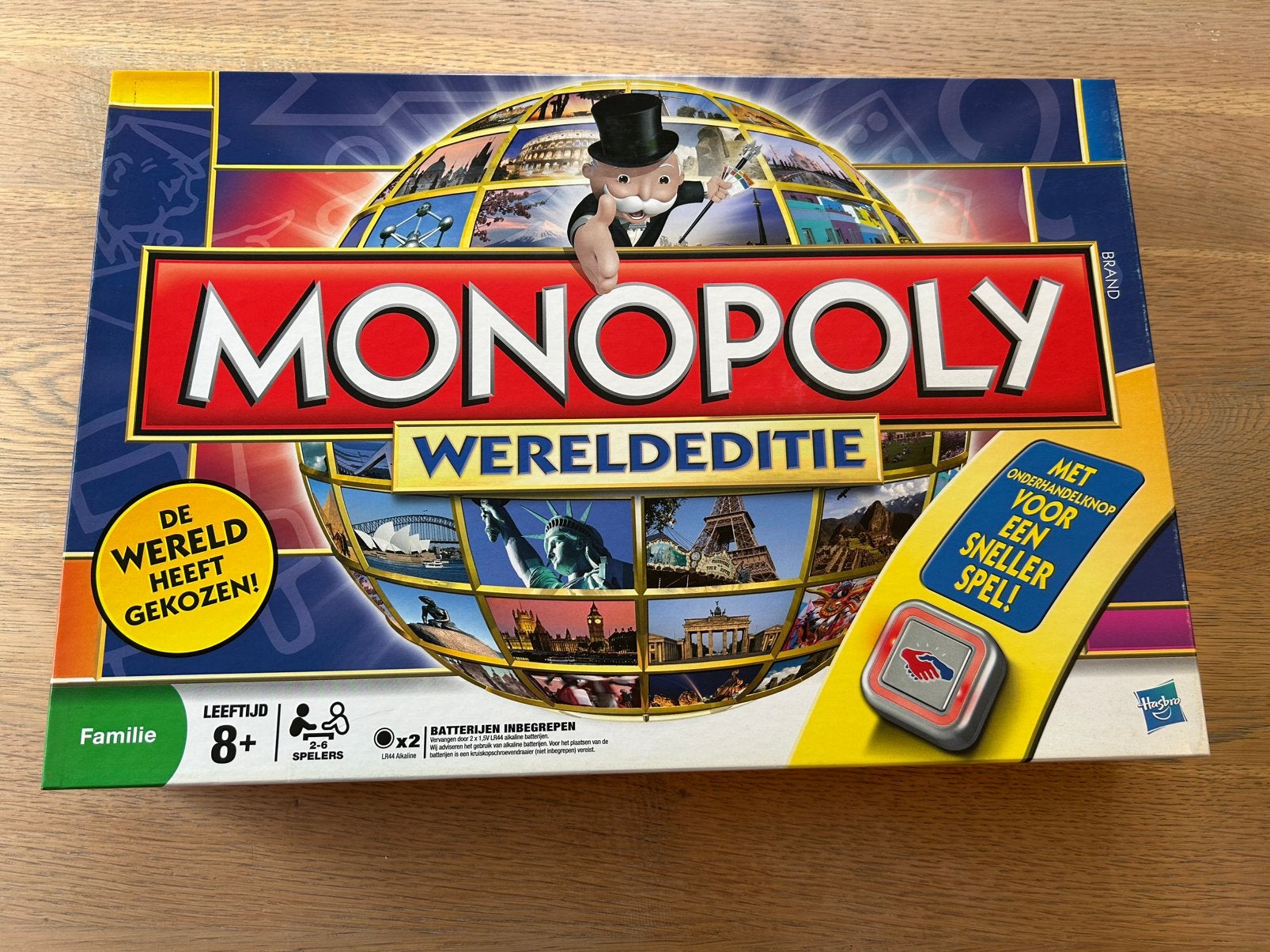 Monopoly - Wereld Editie, Ophalen of Verzenden, Zo goed als nieuw