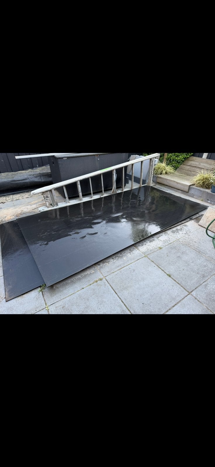 2 stuks Trespa platen + eventuele reststukken, Ophalen, Zo goed als nieuw