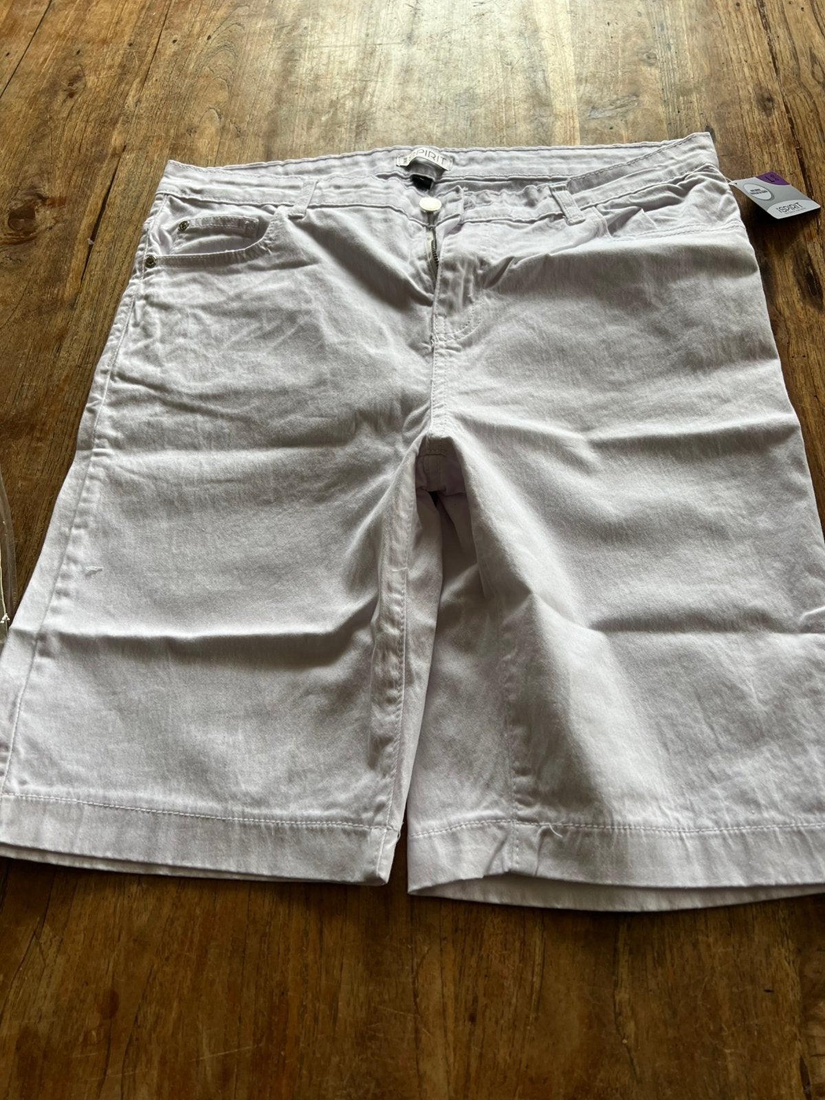 True spirit witte korte broek L nieuw, Kleding | Dames, Broeken en Pantalons, Kort, Wit, Maat 42/44 (L), Nieuw