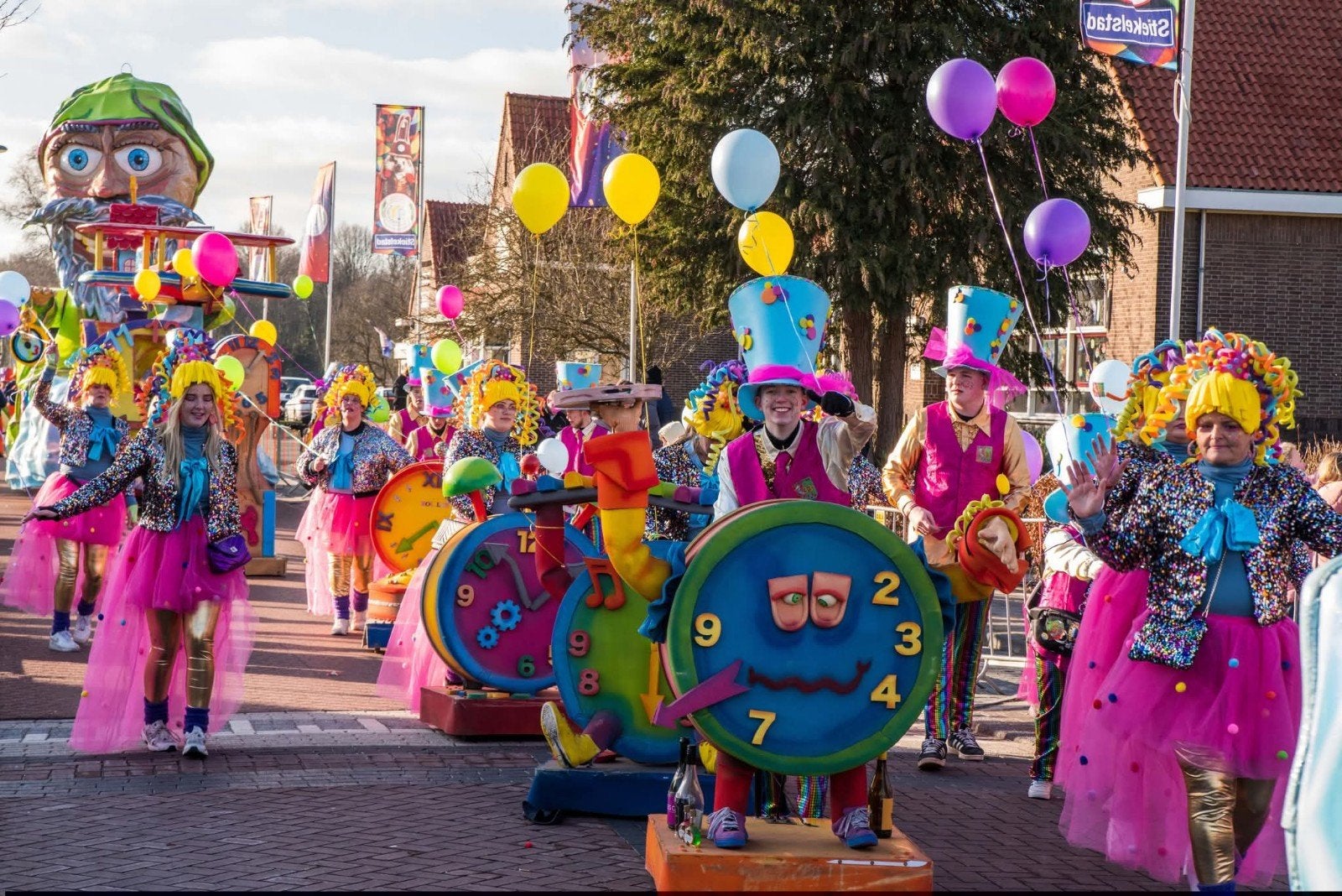 Carnavalskleding: Pakken voor Heren, Dames en Kinderen, Ophalen, Carnaval, Maat 42/44 (L), Kleding