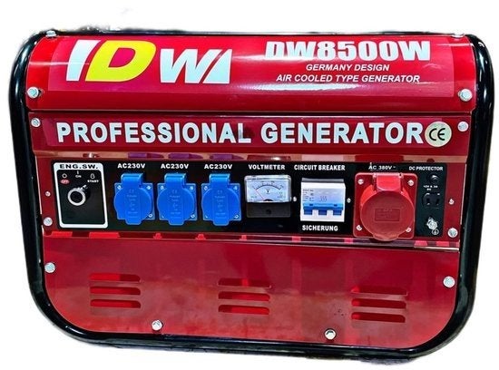 Benzine Generator te Huur voor 39,95 per dag, Ophalen, Gebruikt