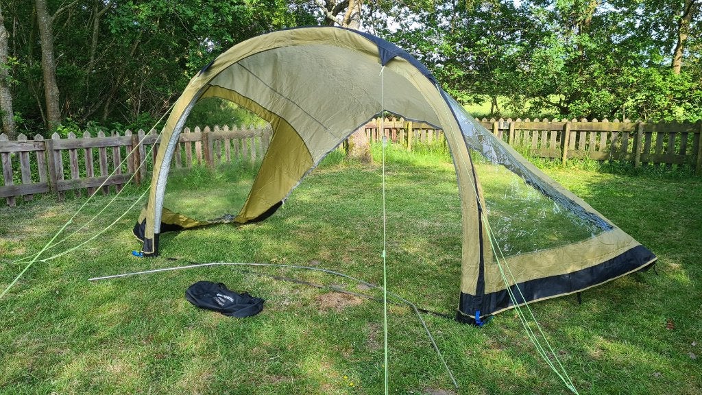 Luifel tent Kampa dometic air brean 4 air canopy Opblaasbaar, Ophalen of Verzenden, Zo goed als nieuw